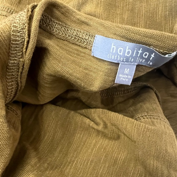 Habitat Clothes to Live In Medium NWOT 100% Cotton Top - Picture 3 of 4